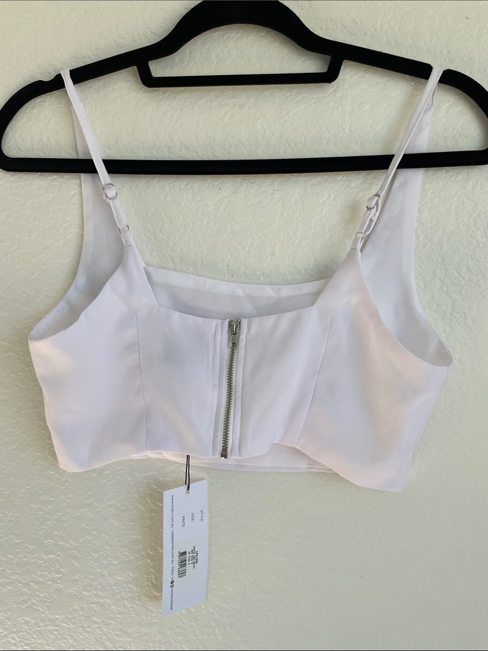 NWT SNDYS Zanita White Crop Top Tank | 4 - Picture 3 of 15